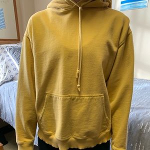 Brandy Melville mustard hoodie